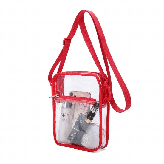 Clear Crossbody Bag, Stadium Approved Clear Purse Bag for Concerts Sports  Events Festivals - China Stadium Approved Clear Purse Bag and Clear  Crossbody Bag price